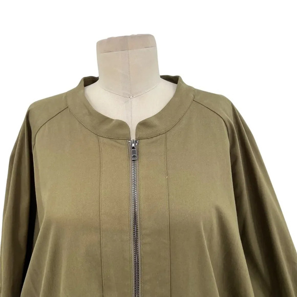 The Drop iam.muse Martini‎ Olive Romper Zip Front Plus Size 5X - Picture 3 of 13